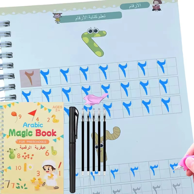 Free Shipping SANK Copybooks Pen Magic Copy Book Free Wiping Children'S Kids Writing Sticker Practice Copybook for Calligraphy