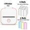 T02 Portable Mini Printer Thermal Pocket Printer Self-Adhesive Stickers Use for Diy,Journal Impresora Termica Portatil